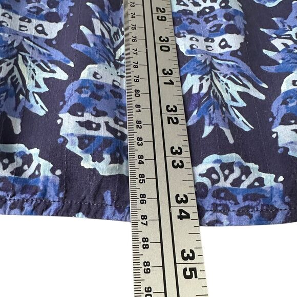 Tommy Bahama Shirt Mens 3XL XXXL Blue Pineapple Party Camp Silk Short Sleeve - Picture 11 of 11